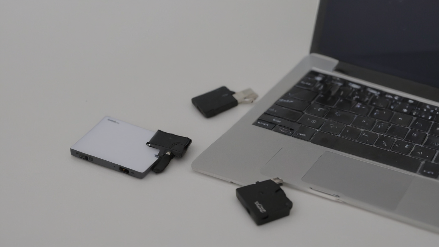 Security-key desk setup