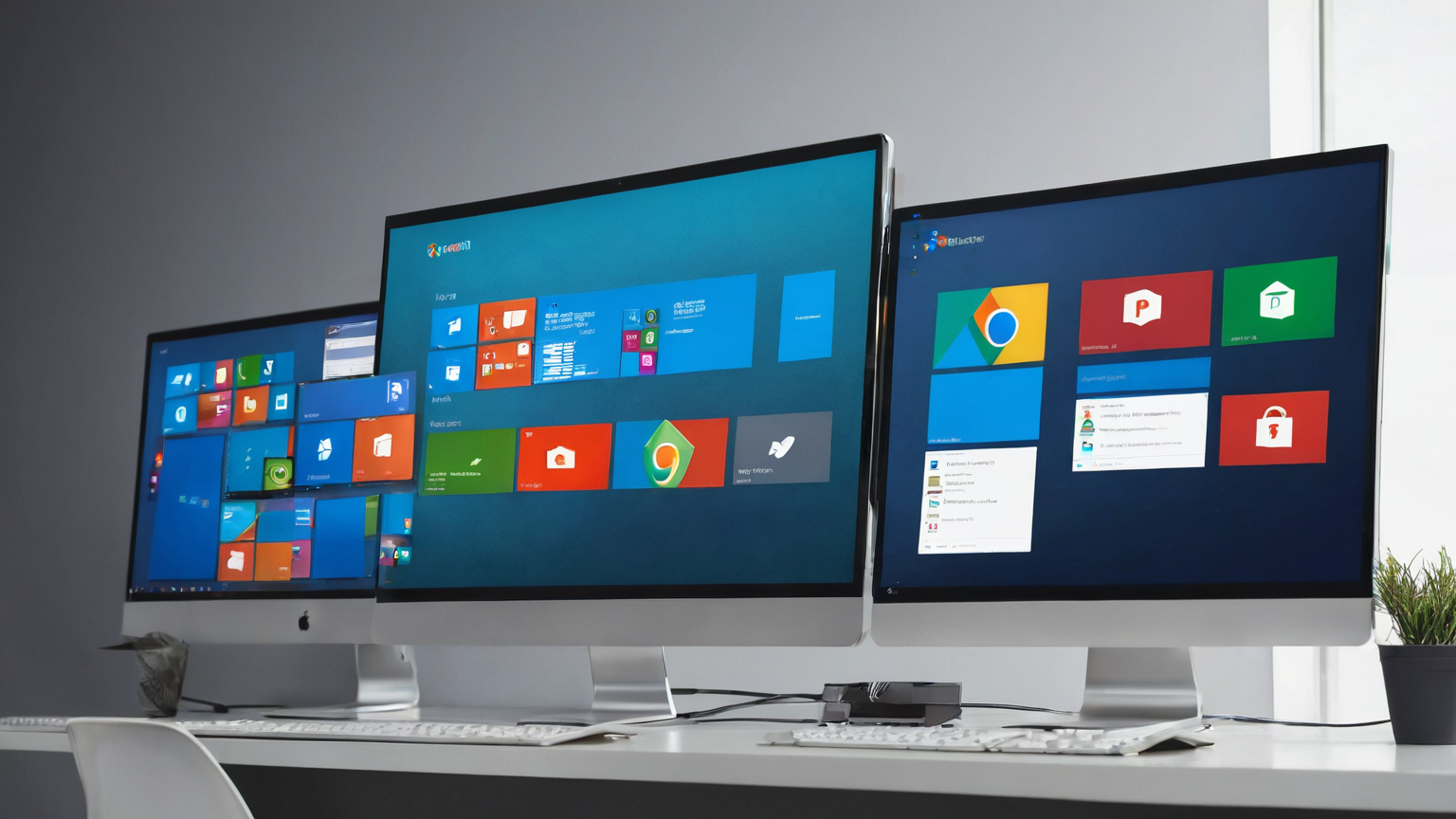 Separate browser profiles and shielded AI workspace concept