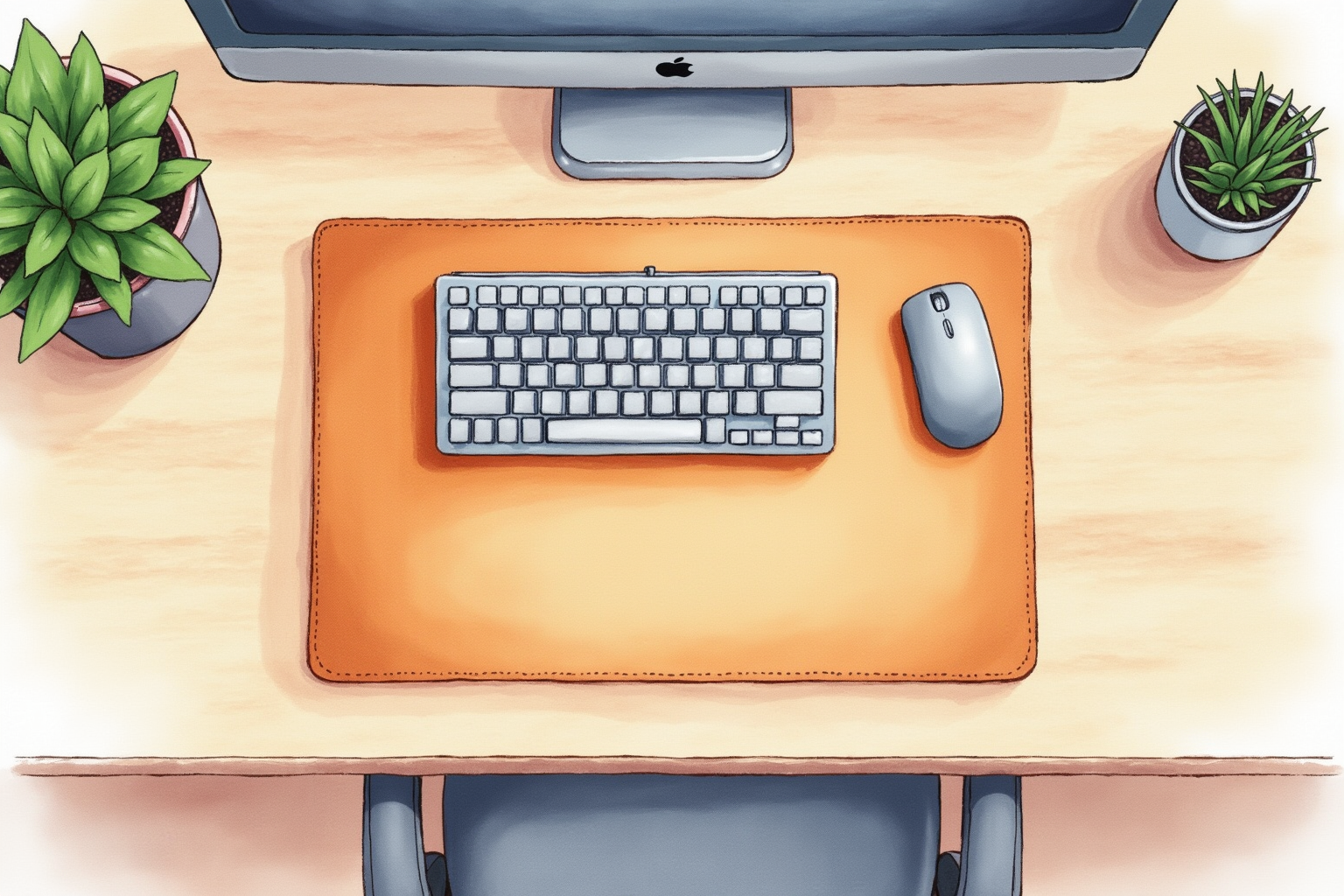 Hands gripping handles to lift standing desk converter platform